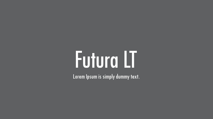 Futura Light Font Download For Mac